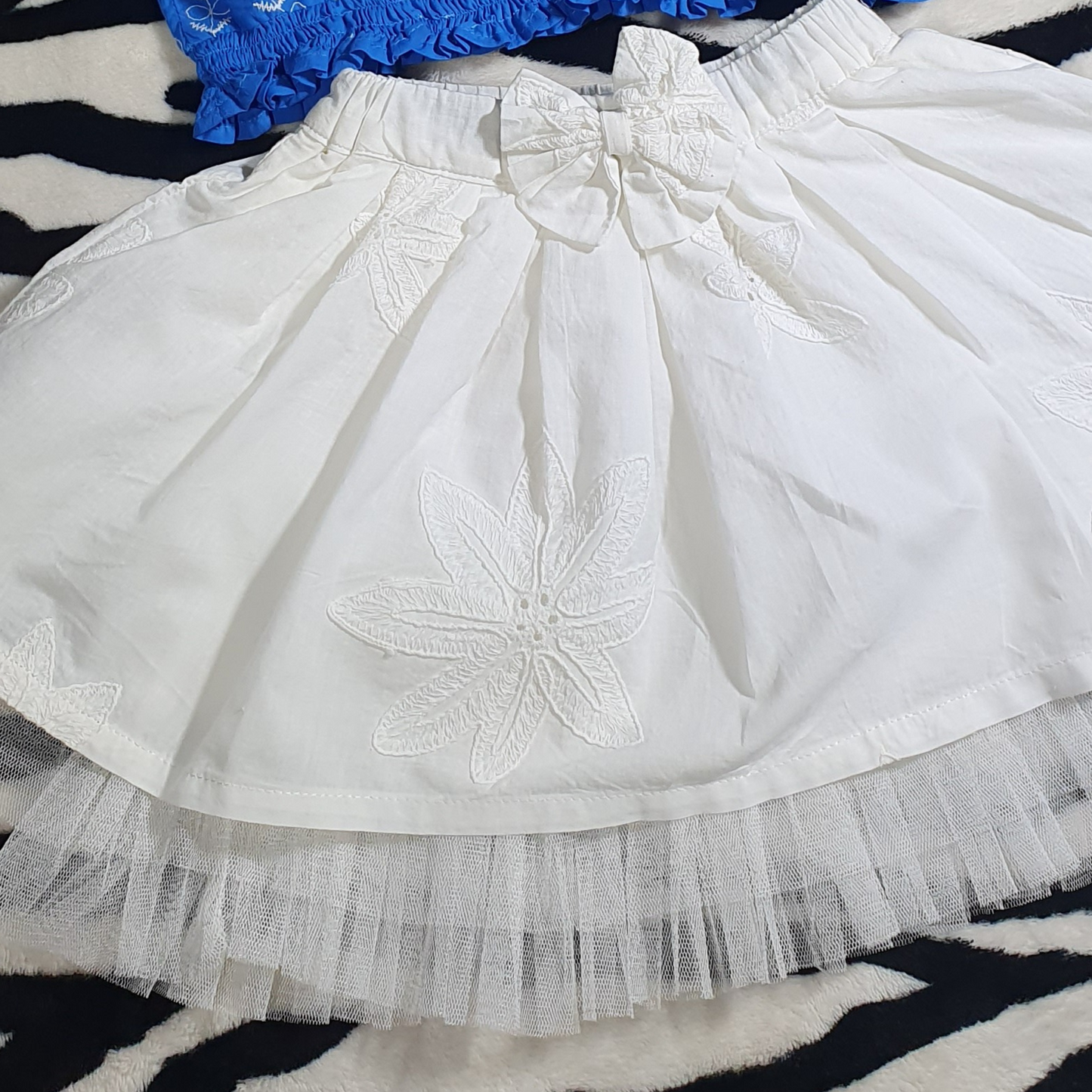 Bluebell Bloom Set Sky Blue Eid Dress | Pakistani Festive Kidswear