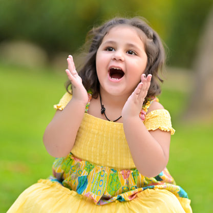 Blossom breeze lime frock