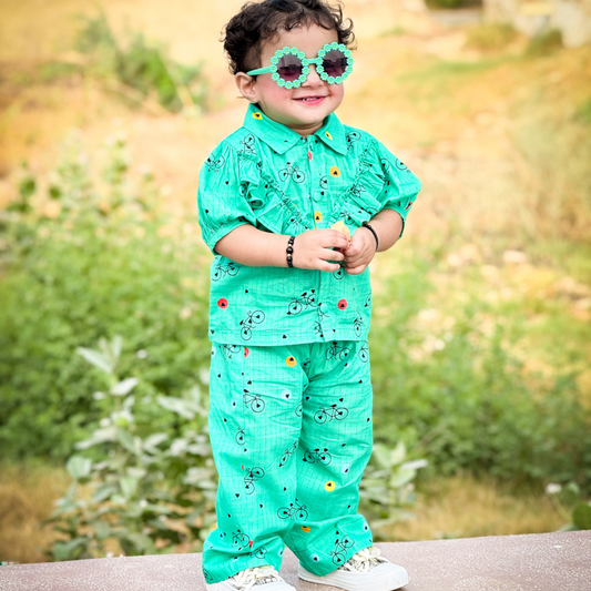 Ethnic Printed Lawn Co-Ord Set | Eid Wear| Stitched Pakistani Dresses