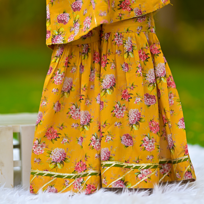 Blossom Breeze kali frock with ghararah