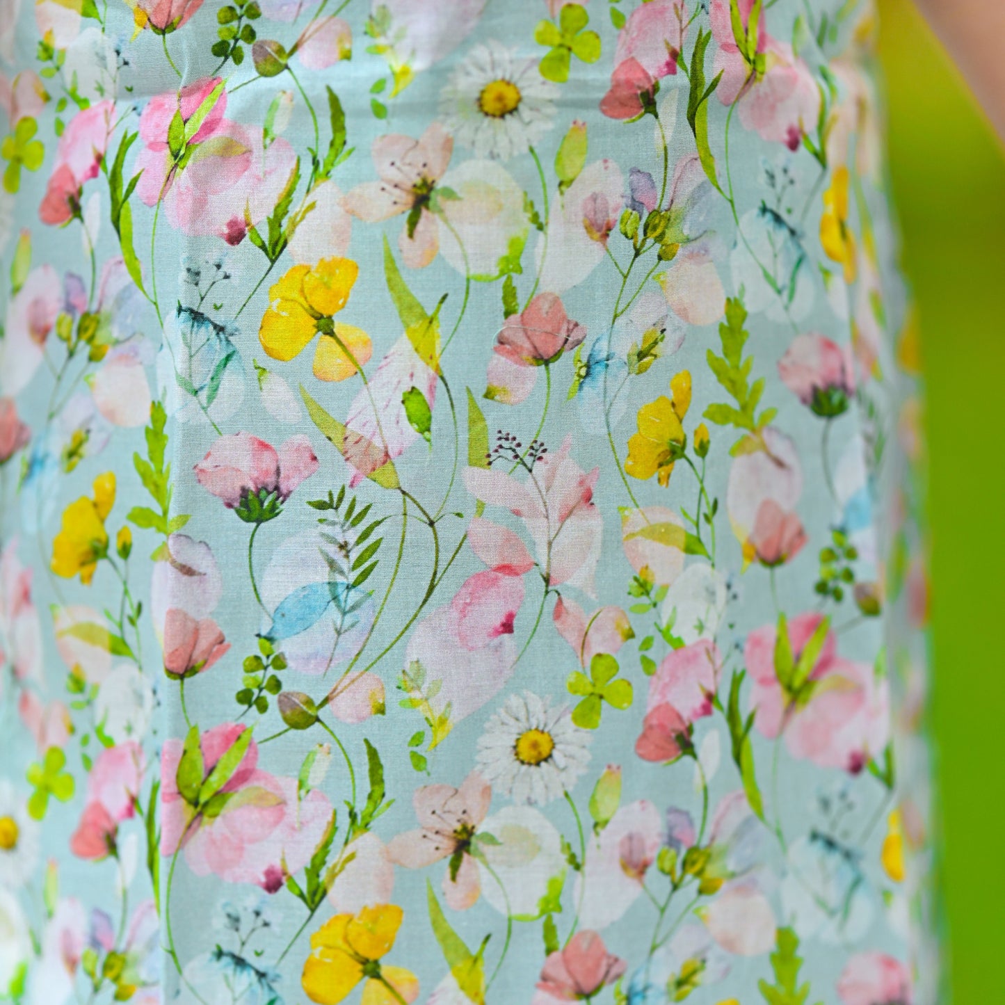 Blossom Breeze aqua blue floral Co-ord dress