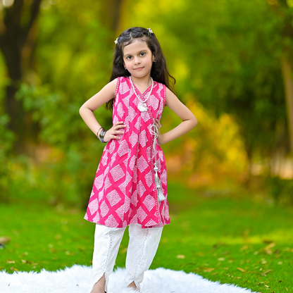 Blossom Breeze angrakha kali frock