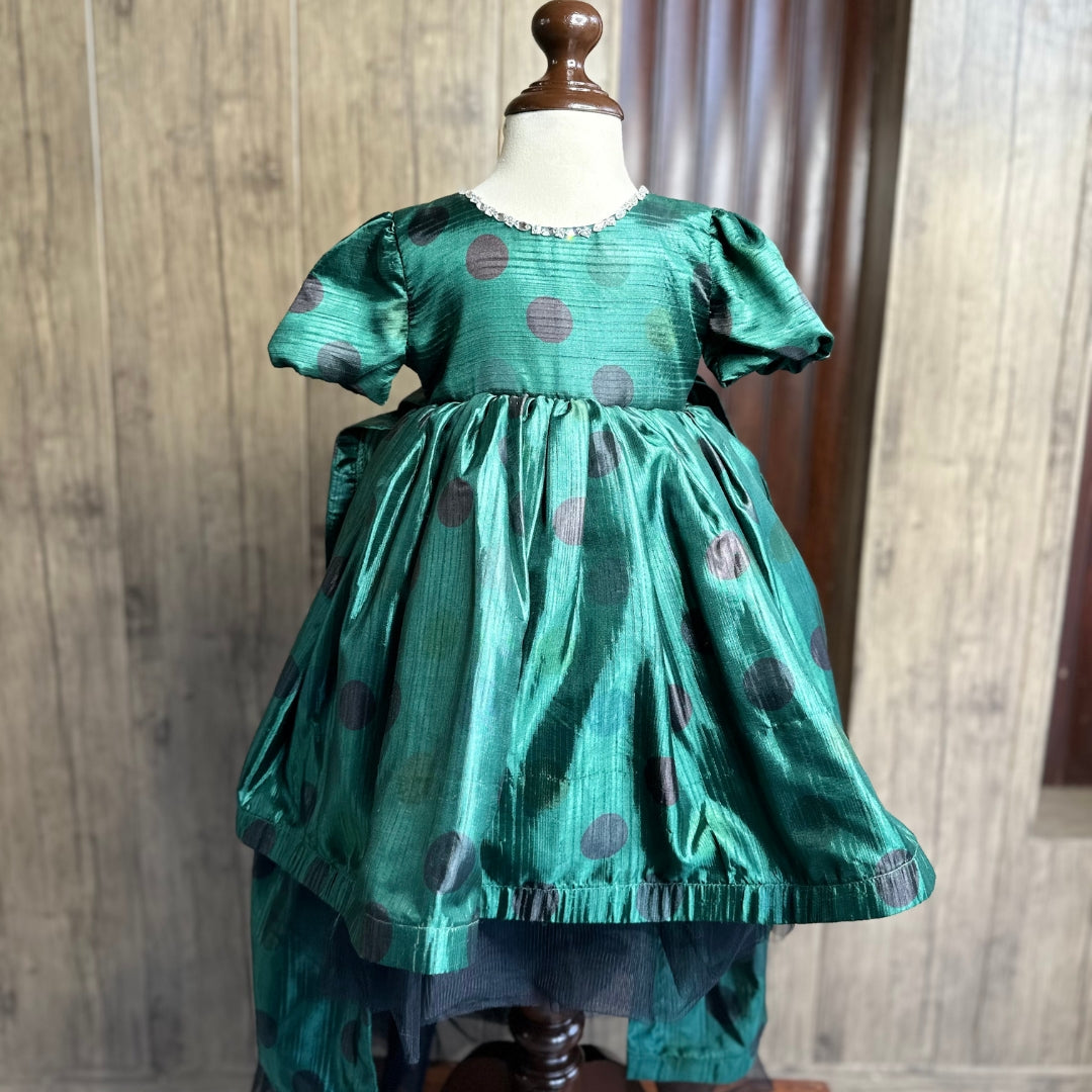 Emerald Elegance drop frock